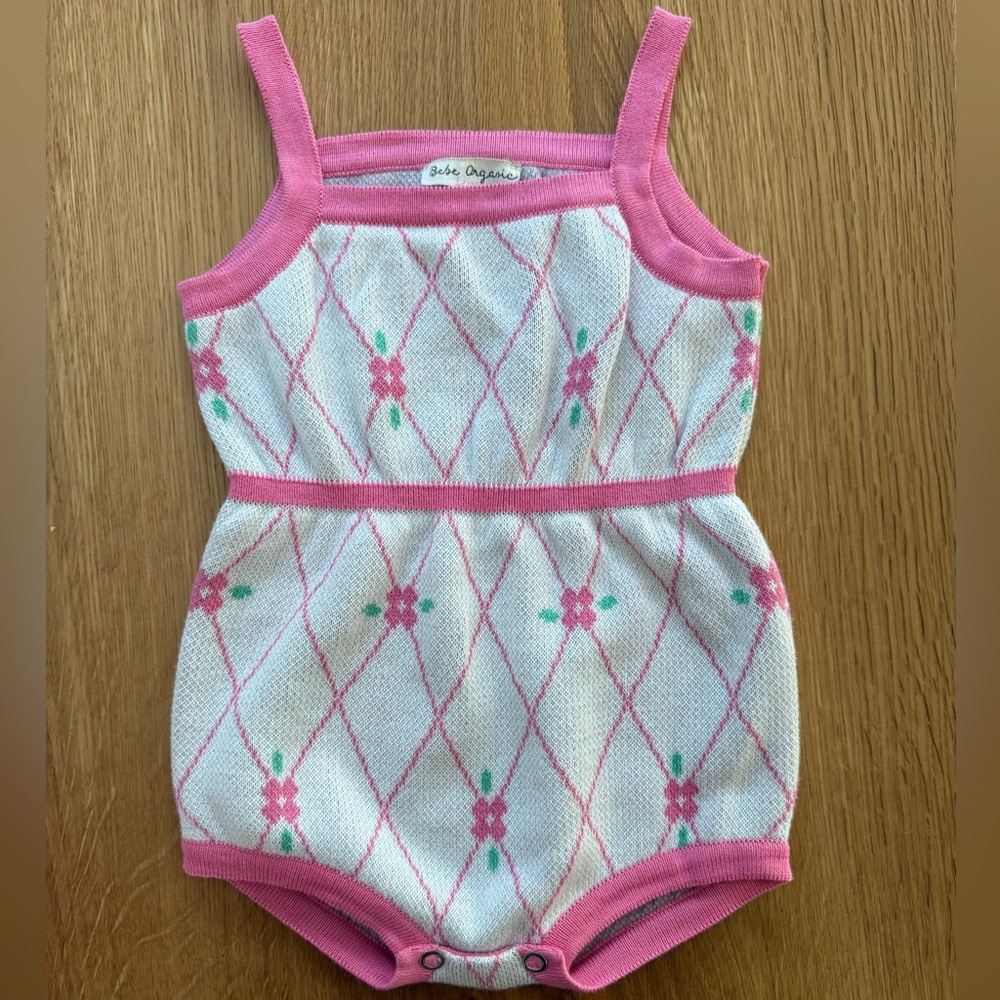 Bebe Organic cotton knit onesie